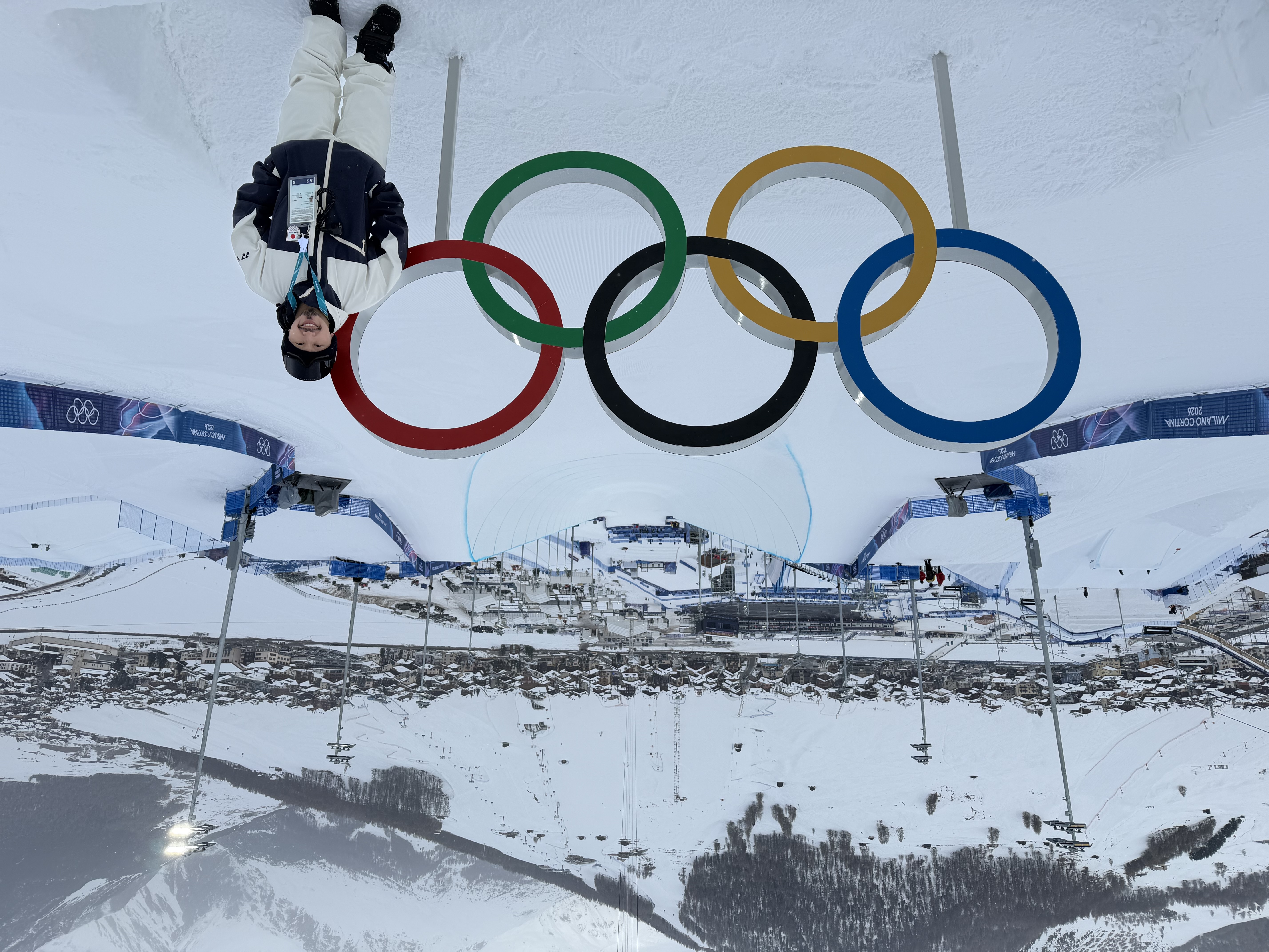 Olympic rings at Milano Cortina 2026 Winter Olympics